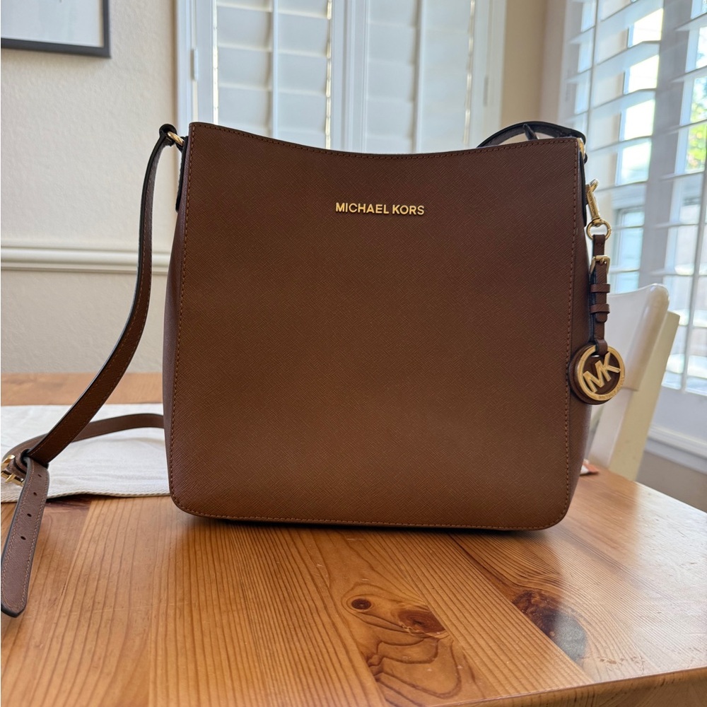Michael Kors Leather Crossbody Bag Purse